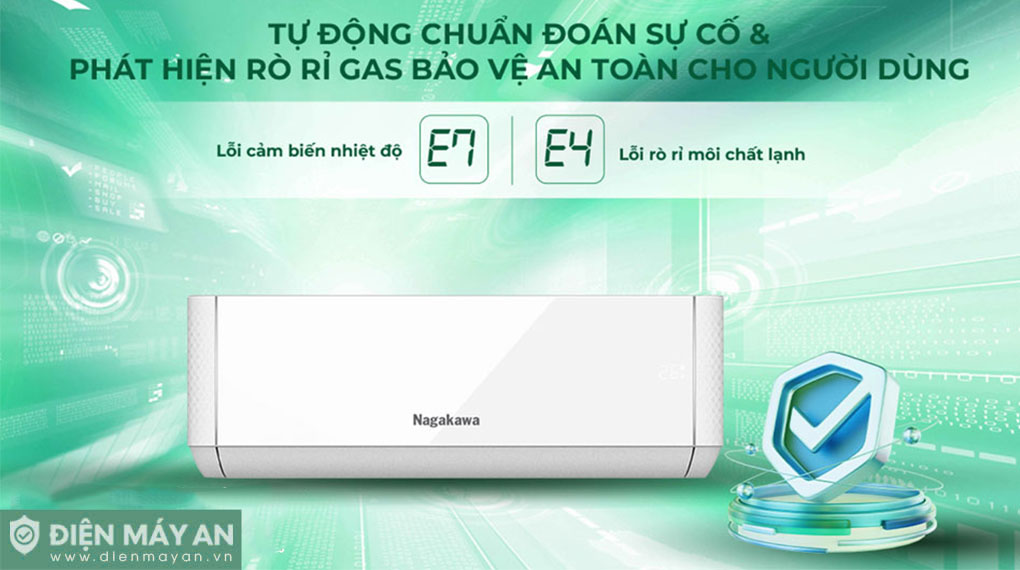 Điều hòa Nagakawa Inverter 24000 BTU 2 chiều NIS-A24R2T29